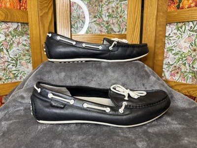 COLE HAAN Zero Grand Nantucket Camp Driver Moccasins Leather Loafer Shoes 10B