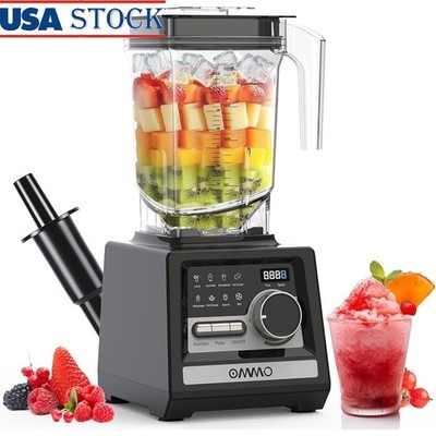 Powerful Kitchen Blender 1800W 7 Presets 9 Speeds Durable Blades Easy Clean New