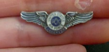 Vintage Military United States Air Force Observer Wings Badge