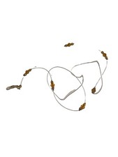 Glasses Strap Clear With Golden Beads