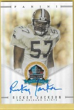 2013 Panini HOF 50th Anniversary Rickey Jackson Saints HOF Auto 26/50
