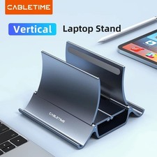 Vertical Laptop Stand CABLETIME for MacBook Surface iPad Tablet,Heat Dissipation