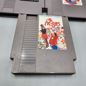 NES Game Lot: Hoops, 10-Yard Fight + Bases Loaded 2 Second Season (Nintendo)