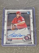 2020 Bowman 1st Chrome Baseball - Tyler Dyson - Auto Prospect - Card #CPA-TDY