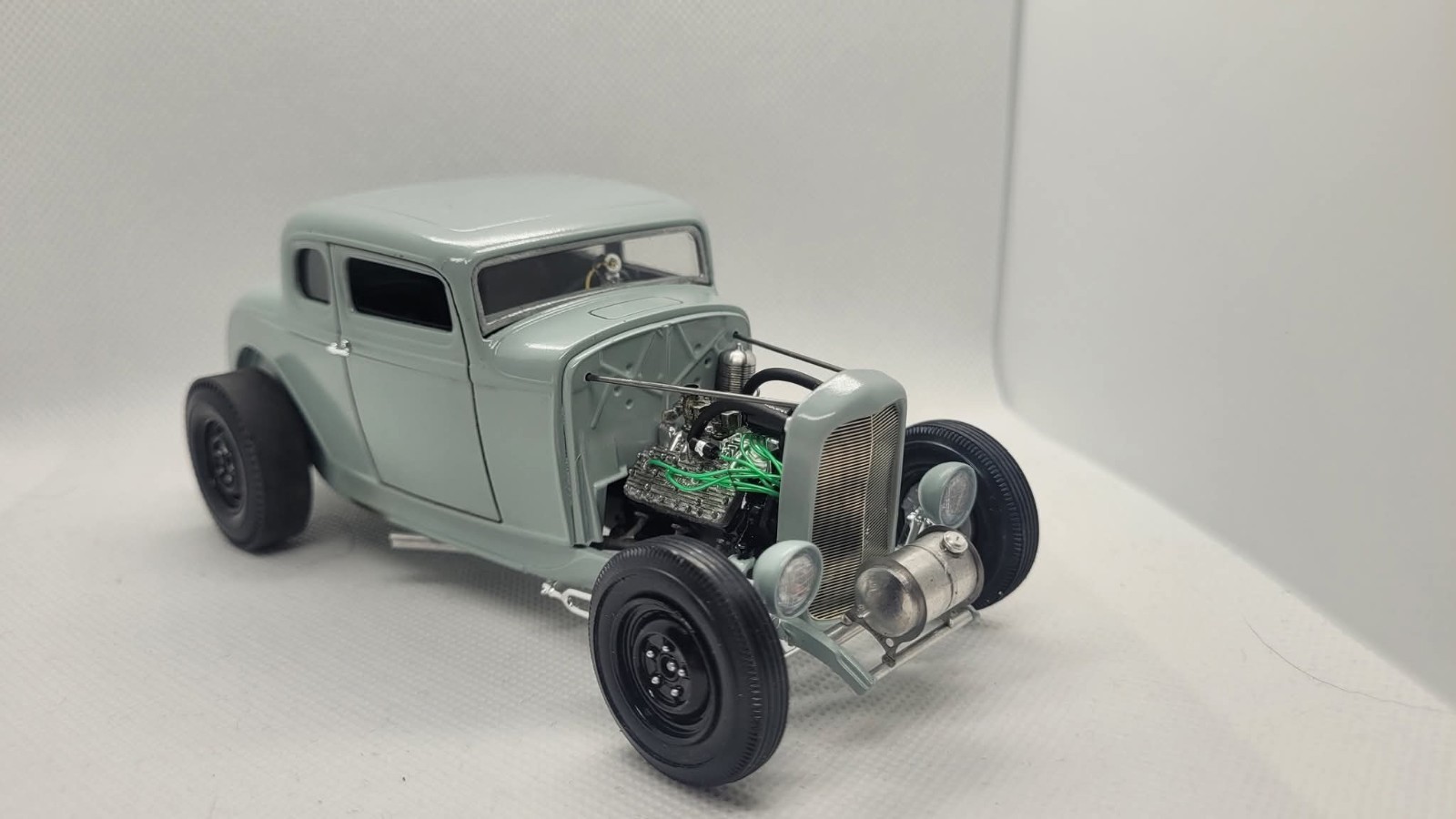 Gorgeous Built Revell 32 Ford. Chopped Resin Body. Plug Wire