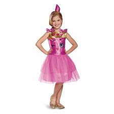 Shopkins Lippy Lips Girls Costume Medium 7-8 – Pink Dress by Disguise