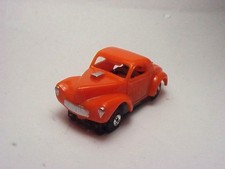T-JET MODEL MOTORING ORANGE WILLYS SLOT CAR BODY. NEW