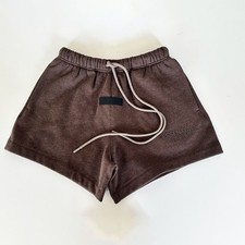 Fear of God Essential Shorts Heather Wood XS 100 Authentic