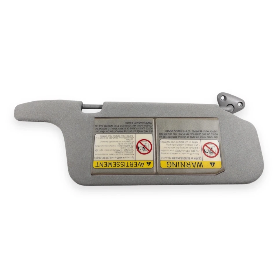 1995-1999 Subaru Legacy Driver Left Side Sun Visor Gray Cloth - Image 4 of 4