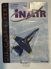 2015 NEW Die Cast Flyers In Air F/A-18 Hornet Blue Angles By Wow Toyz