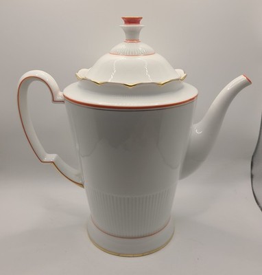 Antique German Porcelain Coffee Pot Tettau Bavaria E.B. Lattorf Hamburg 10 