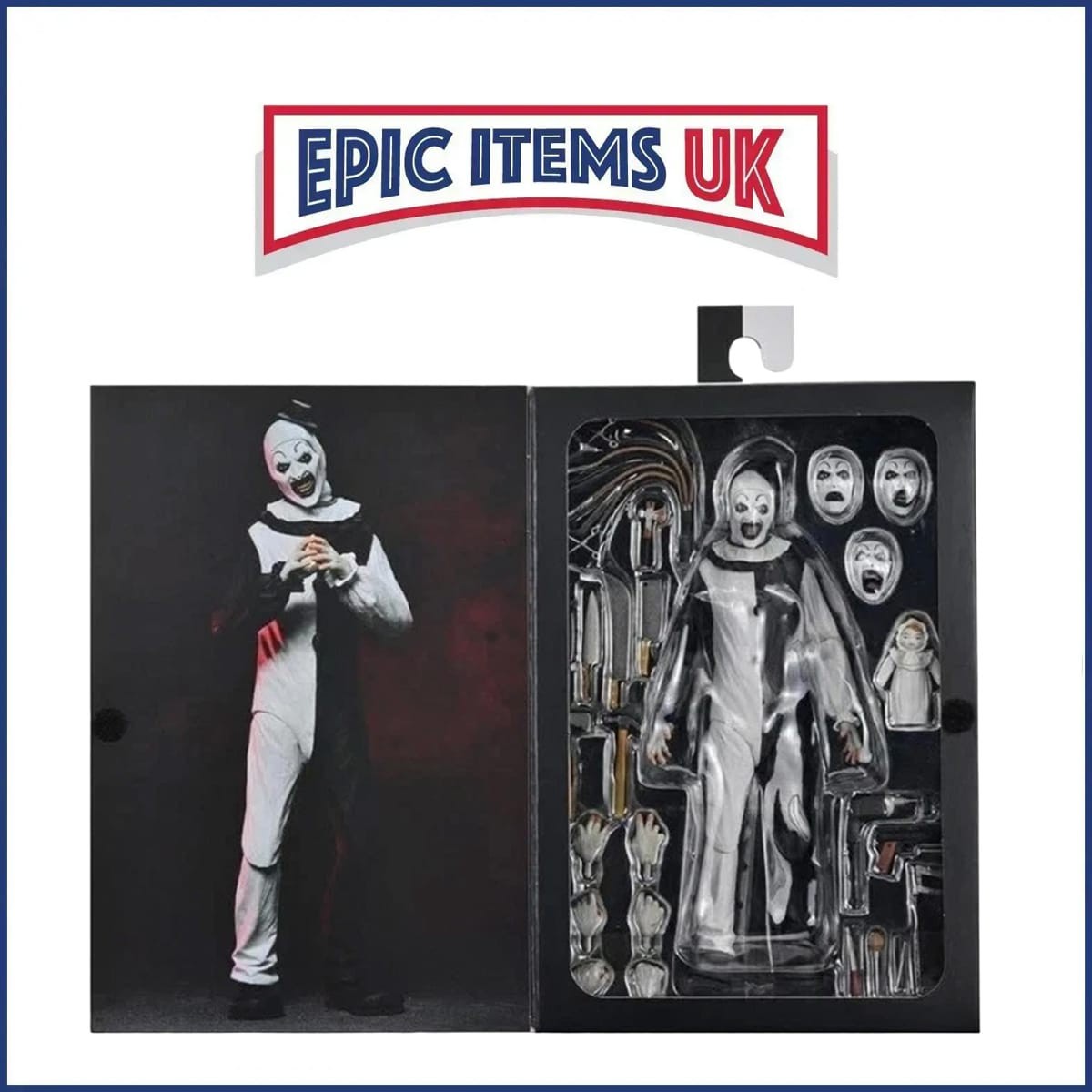 NECA Terrifier Art The Clown Ultimate 7 Inch Scale Action Figure - IN STOCK