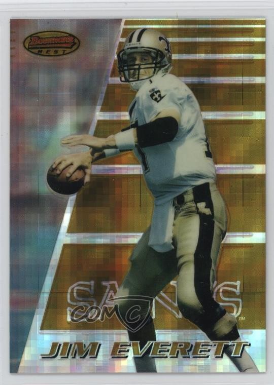1996 Bowman's Best Atomic Refractor Jim Everett #21 0ii1