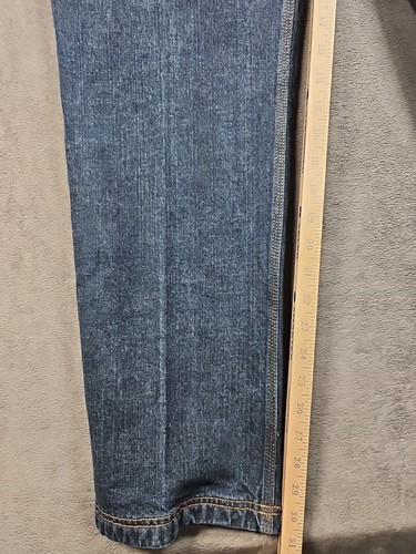 Duluth Trading Jeans Herren 38x32 (35x31) Blau Flex Ballroom Dark Wash Relaxed Fit - Bild 6 von 9