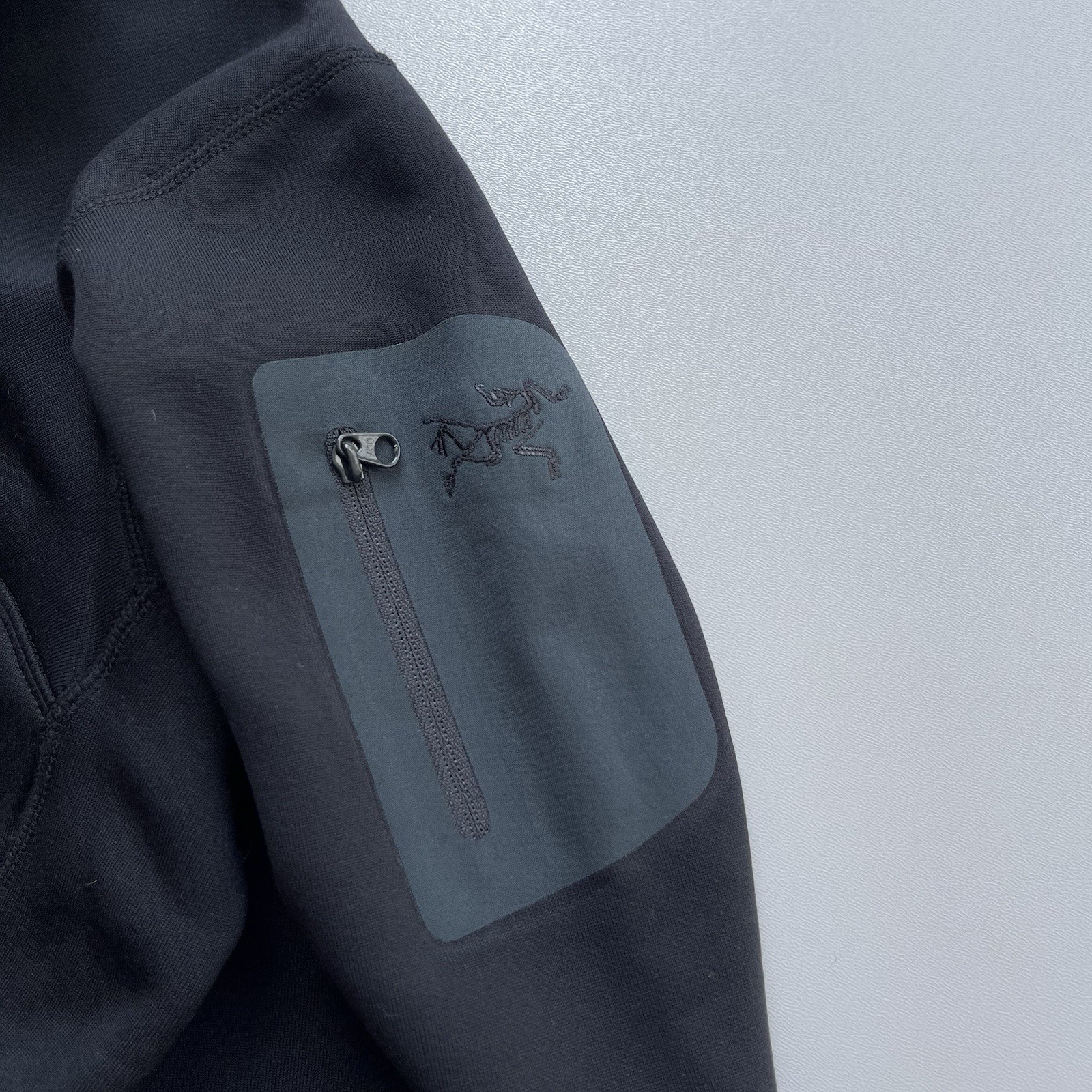 ARC'TERYX Arcteryx Giacca Pile Vintage Donna Polartec 1 3 Zip Nero Made in Canada XL