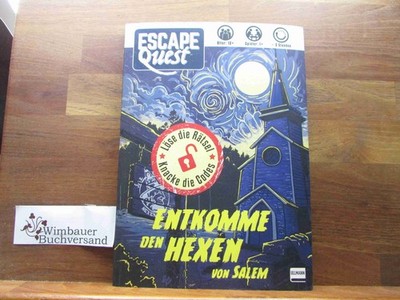 Entkomme den Hexen von Salem. Spiel und Illustrationen von Julien Mindel / Escap