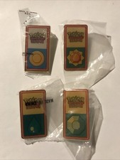 Pokemon SET OF 4 BADGES League Still Sealed Vintage Rare Wizards 1999/2000