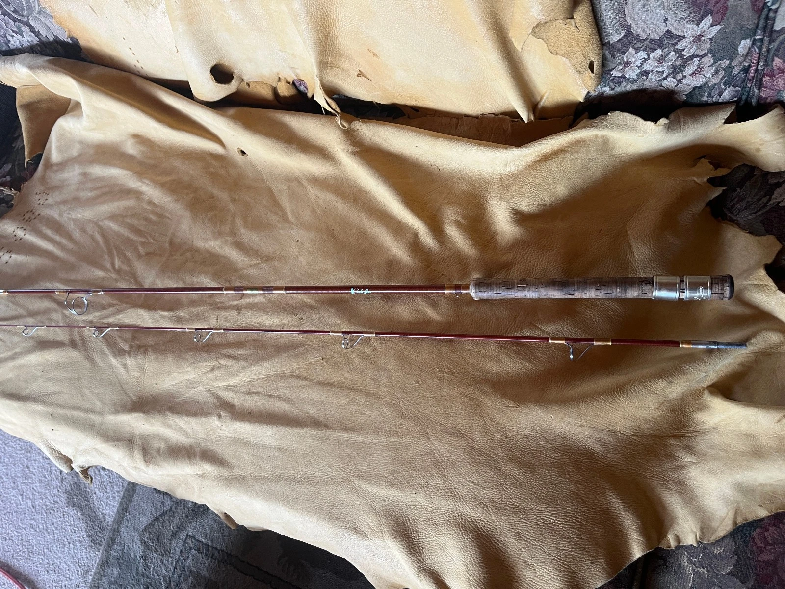 Vintage Sila-flex SP65RL-2 Spinning Rod 6' 6", 2 piece soft light action