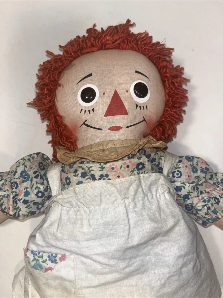 Muñeca Raggedy Ann 1971 original de colección, toda original incluyendo ropa rara Foto 2 de 4