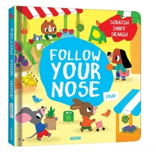 Emma Martinez Follow Your Nose, Fruit (A Scratch-and-Sn (Board Book) (UK IMPORT)