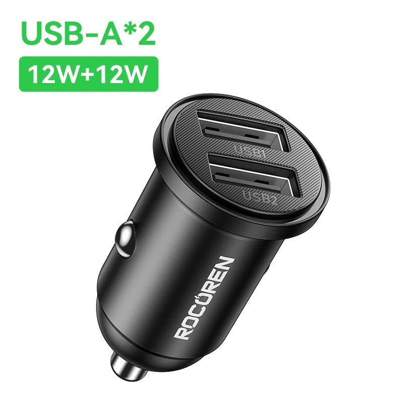 Rocoren Mini PD 35W USB Caricabatteria Da Auto QC 3.0 Carica Rapida Tipo C Adatt