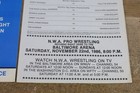 NWA Major League Wrestling Program + 1986 Match Sheet Ric Flair Vs Dick Murdoch — photo 3