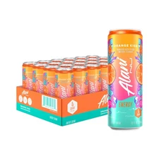 Alani Nu ORANGE KISS Sugar Free Low Calorie Energy Drinks 200mg Caffeine 24 Pack