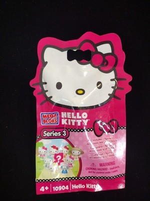 MEGA BLOKS Series 3 Hello Kitty SEALED Blind Bag.