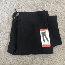 NEW 32 Degrees Cool Pants Black Women  s Medium Drawstring Athletic NWT