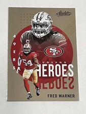 2021 Panini Absolute Football Unsung Heroes - Fred Warner - San Francisco 49ers