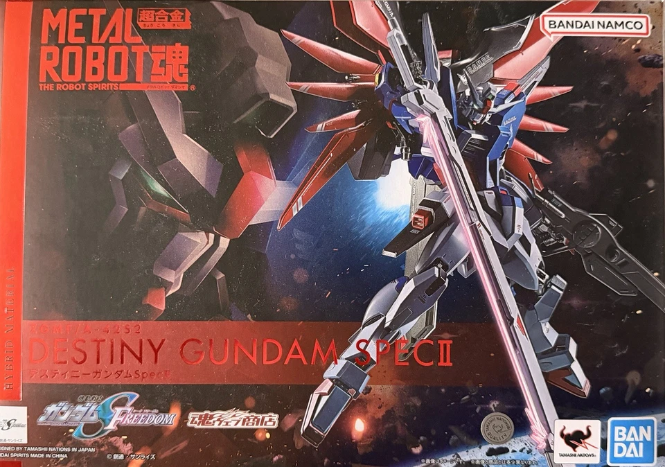 Bandai Metal Robot Spirits Destiny Gundam Spec iI And Wings Of Light Set - Imagem 3 de 4