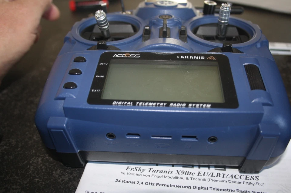 FrSky TARANIS X9 Lite EU/LBT blau , dt. Menüführung, 2,4GHz - Bild 3 von 4