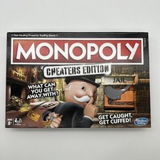 Hasbro Monopoly Game: Cheaters Edition Board Game - Missing all 6 Tokens