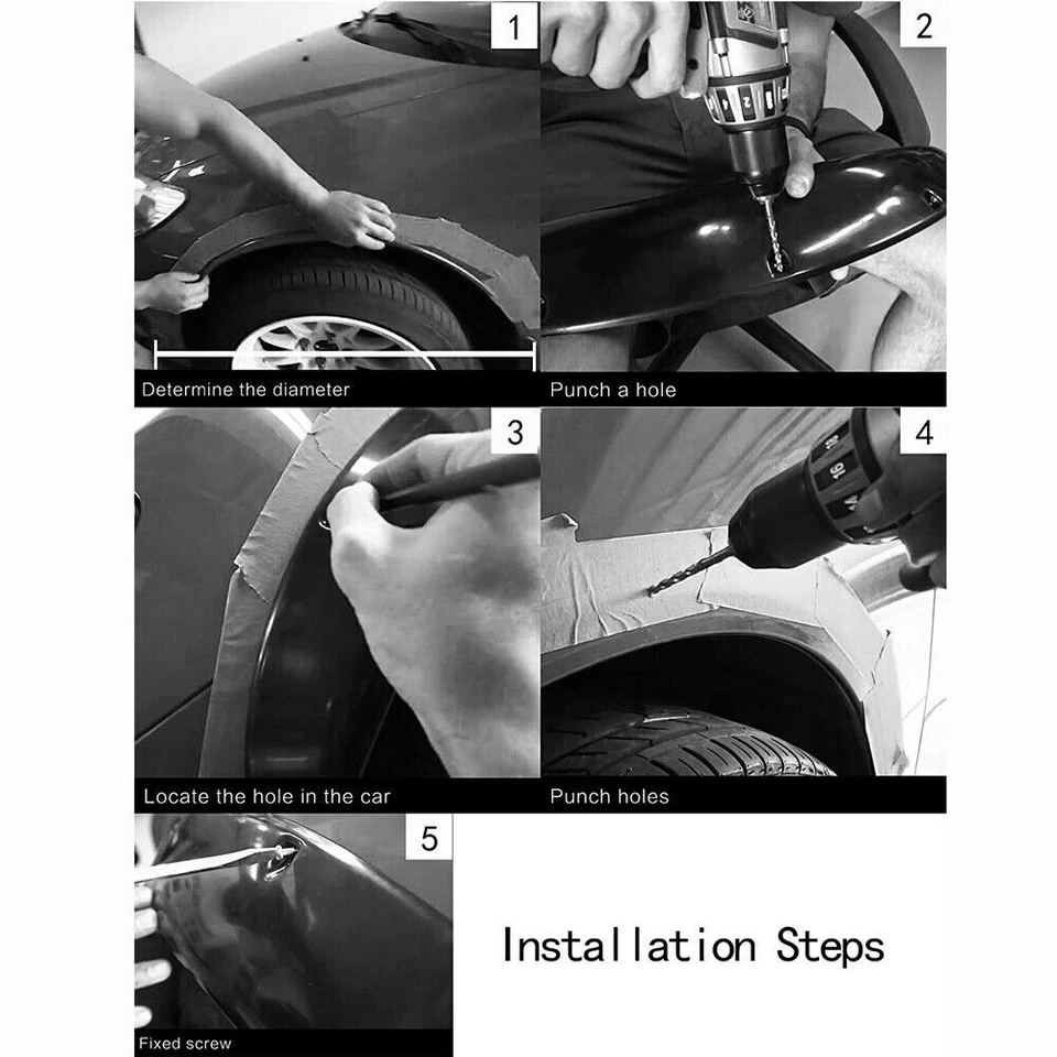 Kits de carrocería ancha con arcos de rueda de auto para Toyota Matrix XRS XLE 3,5" Foto 3 de 4