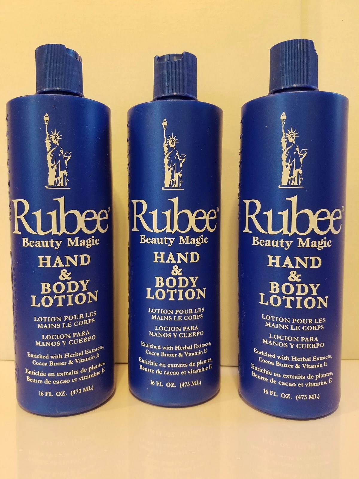 Rubee Hand & Body Lotion 3 - 16 oz. bottles - $26.95