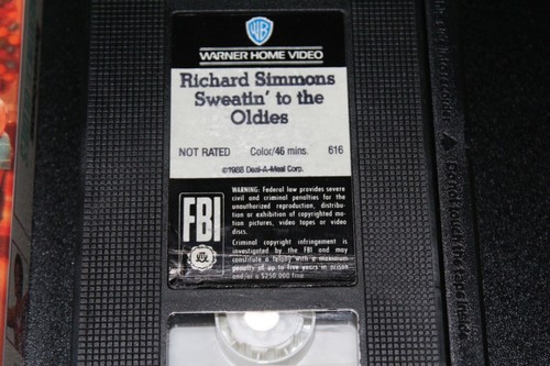Richard Simmons Sweatin To The Oldies Original VHS Cassette Tape Video Workout  - Picture 4 of 6