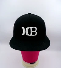 Yupoong Classic Trucker Mesh Hat Cap XB SnapBack Flat Brim Black & White