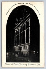 Postcard PA Watch Scranton Grow To 250,000 People Board Of Trade c1910s AY20