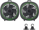 VIVOSUN AeroWave D4, 4” Grow Tent Clip Fan with Detachable Hook, Black,2-Pack
