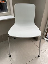 Vitra HAL Tube Stackable Office Canteen Dining Chair - White