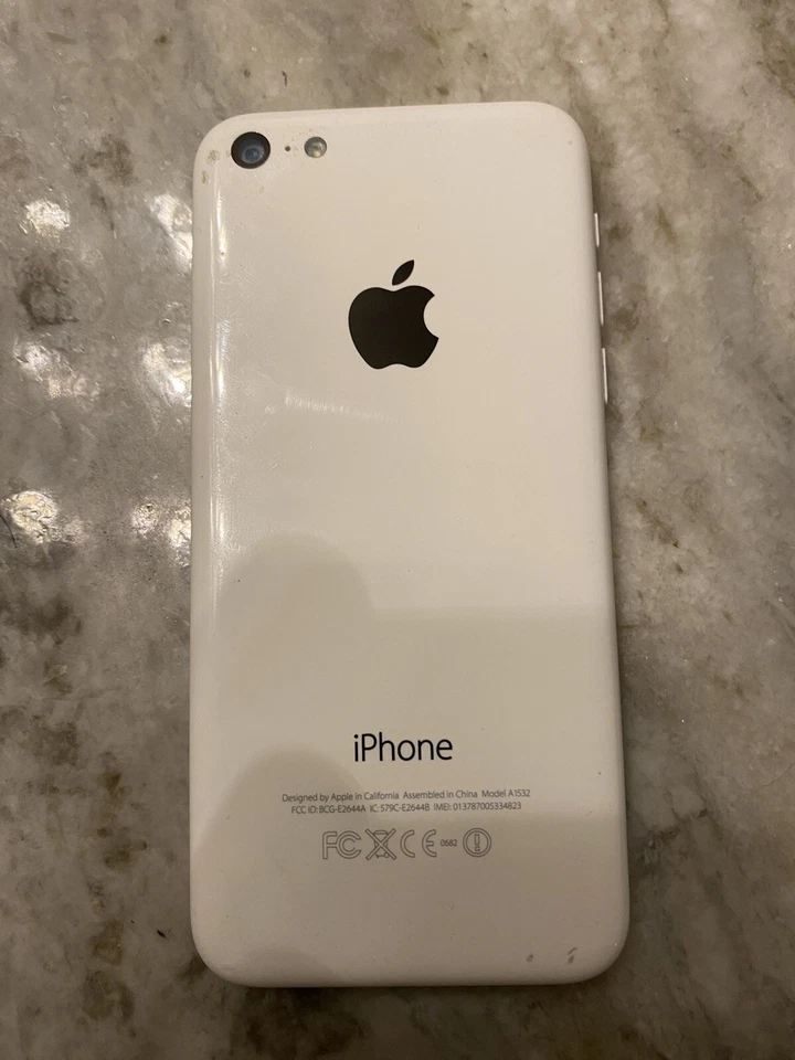Apple iPhone 5c - 32GB - White (Unlocked) A1456 (CDMA + GSM) - Image 2 of 4