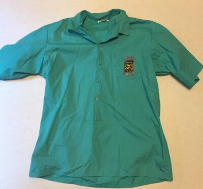 VTG 90s Men s Uniforms To You Restaurant Work Shirt Catina 92 Fiesta Zone Large