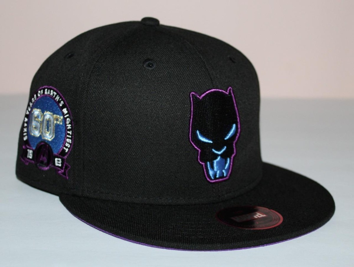 Fitted Hat Black Panthers Hat Men's '47 Black Carolina Panthers