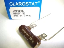 Clarostat VPR5F 50 OHM Wirewound 5 Watt Resistor