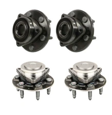 Moog Front & Rear Wheel Bearing and Hub Assemblies Kit For Buick Chevy FWD