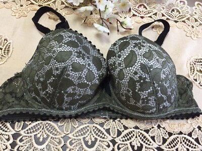 Bra ESMARA LINGERIE  Size us 38b it5b eu85b padedd underwired green white