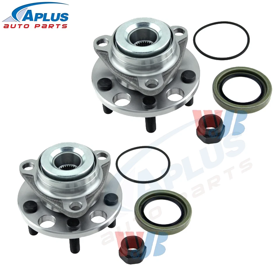 2x Cojinete de cubo de rueda delantera para Buick Century Skylark Chevy Citation Pontiac Olds Foto 3 de 4