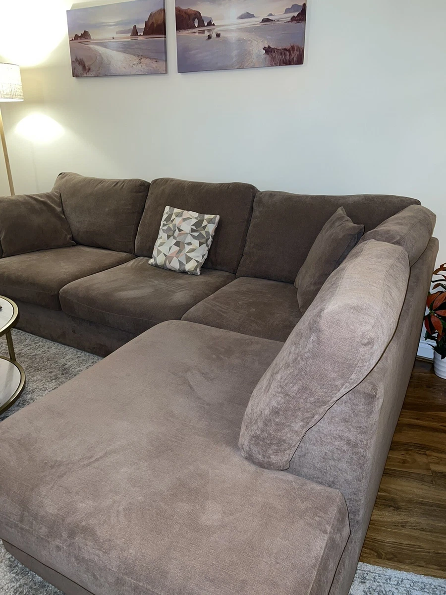 Suede corner sofa bed deals