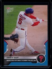 2021 Topps Now #108 Andrew Knapp Blue Parallel Card #d /49