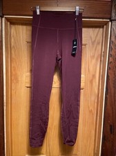 New Allbirds Aubergine Natural Leggings Size Small S Wool Blend 98